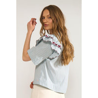 Nümph, Nuditty Blouse, Floaty Blue