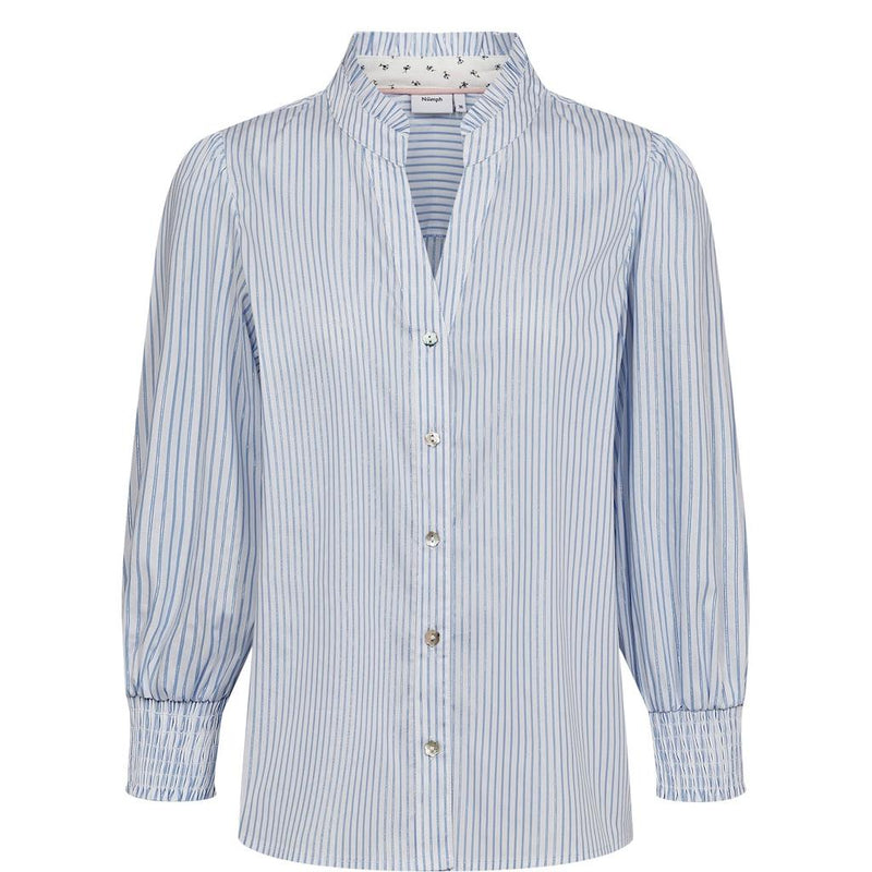 Nümph, Nulili Blouse, Floaty Blue-Nümph-Minlillebutik.dk