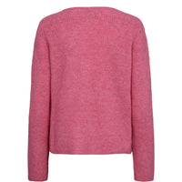 Nümph, Nuriette Rib V-Neck Pullover, Pink Cosmos