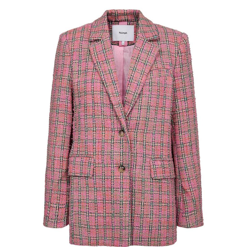 Nümph, Nulindsey Blazer, Fuchsia Pink-Nümph-Minlillebutik.dk