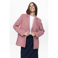 Nümph, Nulindsey Blazer, Fuchsia Pink-Nümph-Minlillebutik.dk