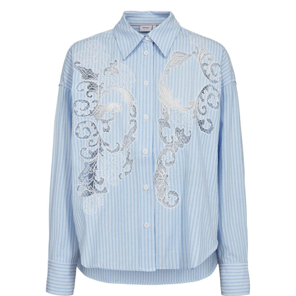 Nümph, Nuvalerie Shirt, Hydrangea-Nümph-Minlillebutik.dk