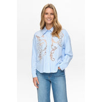 Nümph, Nuvalerie Shirt, Hydrangea-Nümph-Minlillebutik.dk