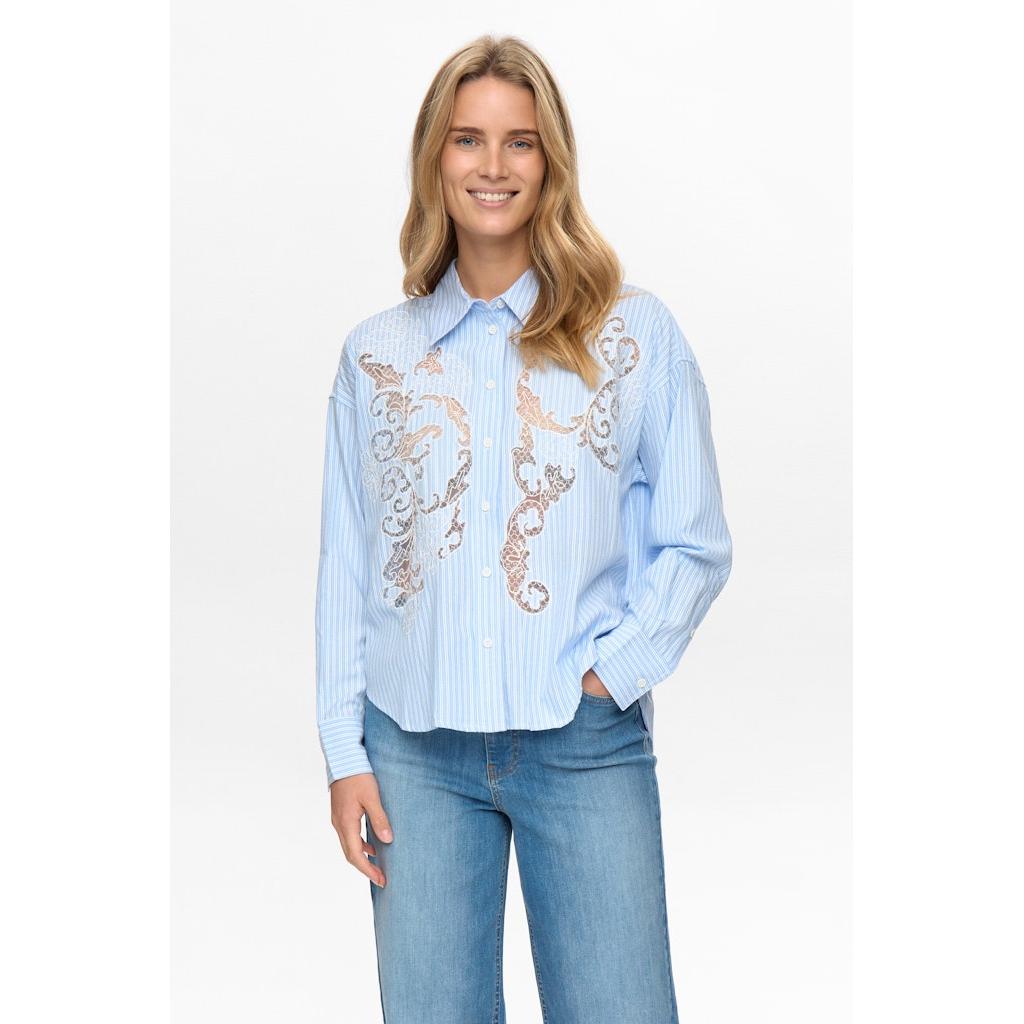 Nümph, Nuvalerie Shirt, Hydrangea-Nümph-Minlillebutik.dk