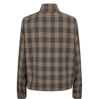 Nümph Nukamala Zip Shirt – Dark Grey Melange-Nümph-Minlillebutik.dk