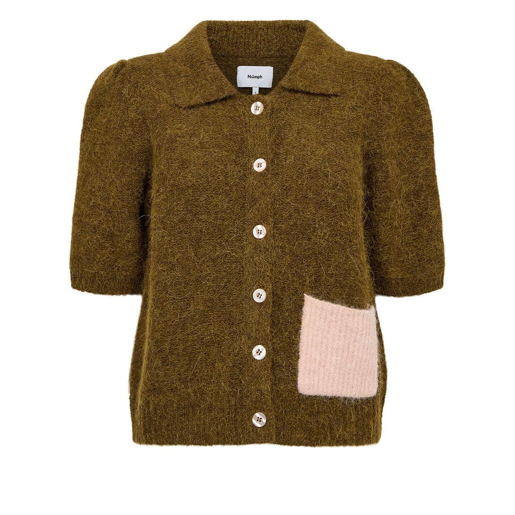 Nümph Nusalia Cardigan – Fir Green-Nümph-Minlillebutik.dk