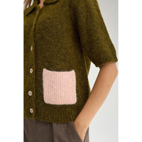 Nümph Nusalia Cardigan – Fir Green-Nümph-Minlillebutik.dk