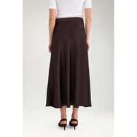 Nümph Nuamelia Skirt – Chocolate Plum-Nümph-Minlillebutik.dk