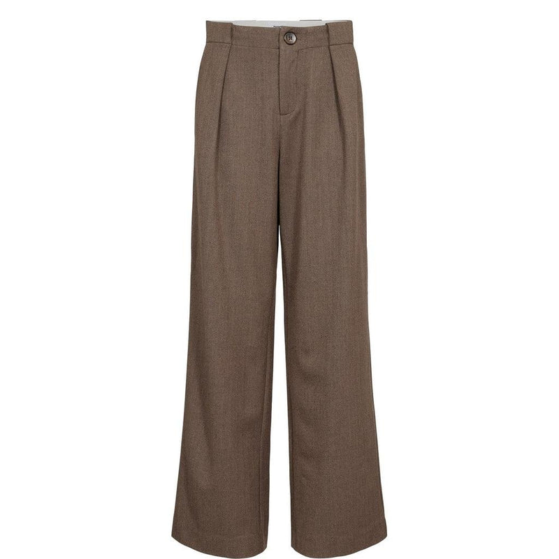 Nümph Nulippa Straight Pants – Chocolate Plum-Nümph-Minlillebutik.dk