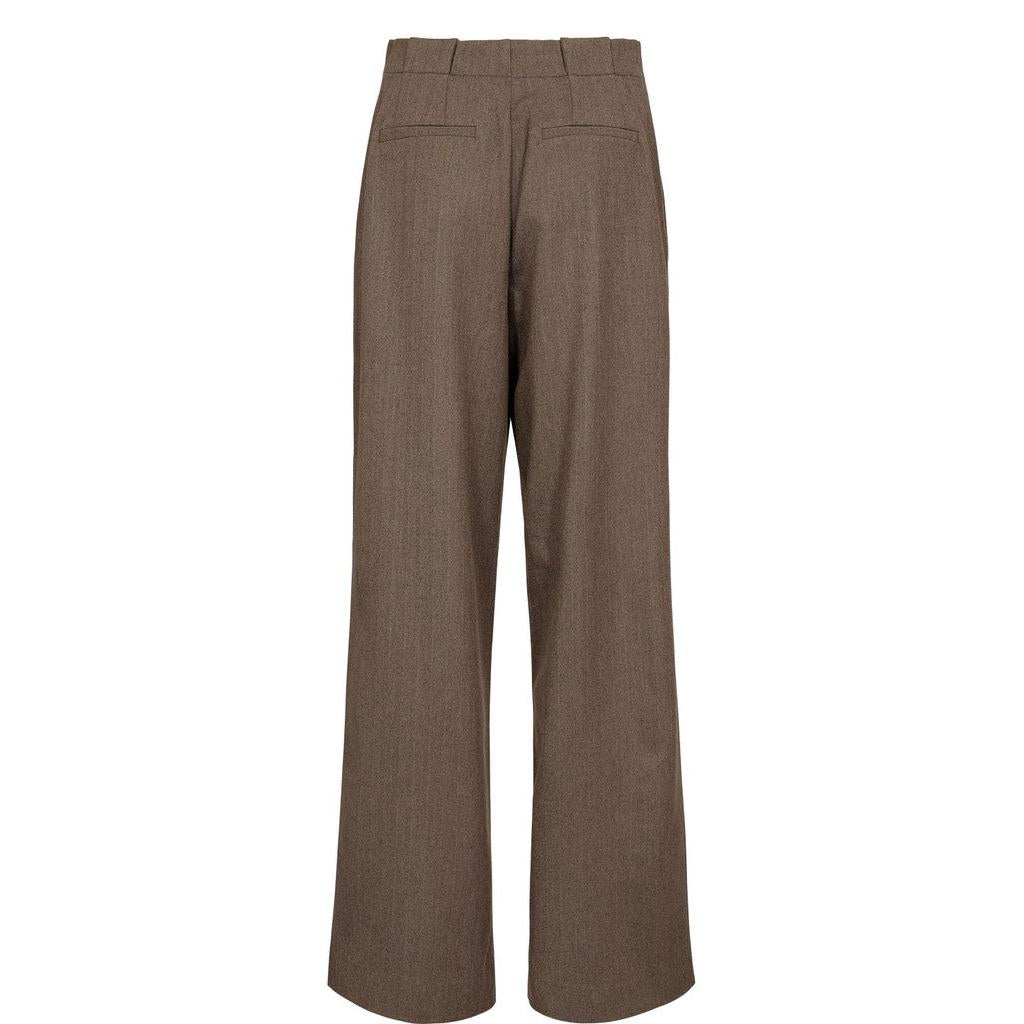 Nümph Nulippa Straight Pants – Chocolate Plum-Nümph-Minlillebutik.dk