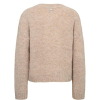 Nümph Nusalia Pullover – Sesame Melange-Nümph-Minlillebutik.dk