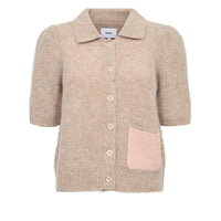 Nümph Nusalia Cardigan – Sesame Melange-Nümph-Minlillebutik.dk