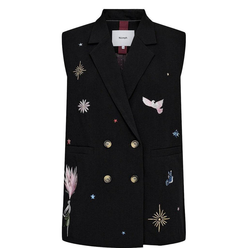 Nümph, Nualmut Long Vest, Caviar-Nümph-Minlillebutik.dk