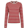 Nümph, Nustripy Pullover, Fiery Red-Nümph-Minlillebutik.dk