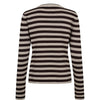 Nümph, Nustripy Pullover, Black Coffee-Nümph-Minlillebutik.dk