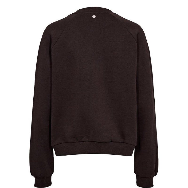 Nümph, Nustarly Sweatshirt, Black Coffee-Nümph-Minlillebutik.dk