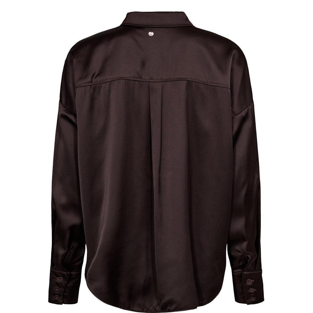 Nümph, Nusatti Shirt, Black Coffee-Nümph-Minlillebutik.dk