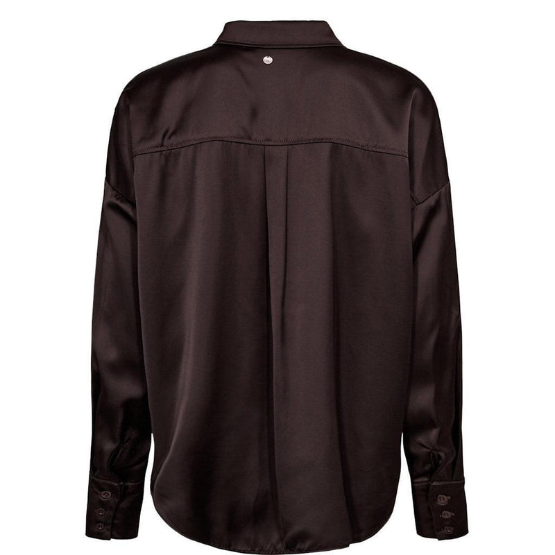 Nümph, Nusatti Shirt, Black Coffee-Nümph-Minlillebutik.dk