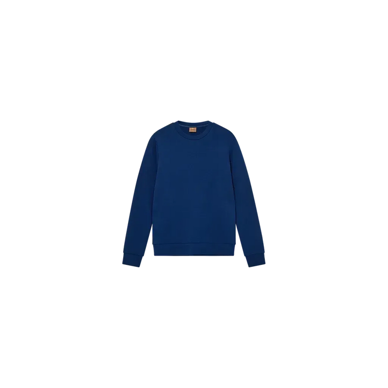 Mos Mosh Gallery, Abel Crew Neck Sweat, Estate Blue-Mos Mosh Gallery-Minlillebutik.dk