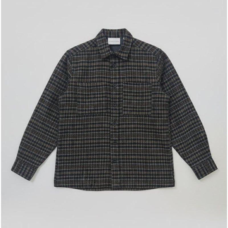 Plenum Studio, Latix New Checke Overshirt, Brown-Plenum Studio-Minlillebutik.dk