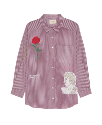 Sissel Edelbo, Pil Shirt – Purple Stripes