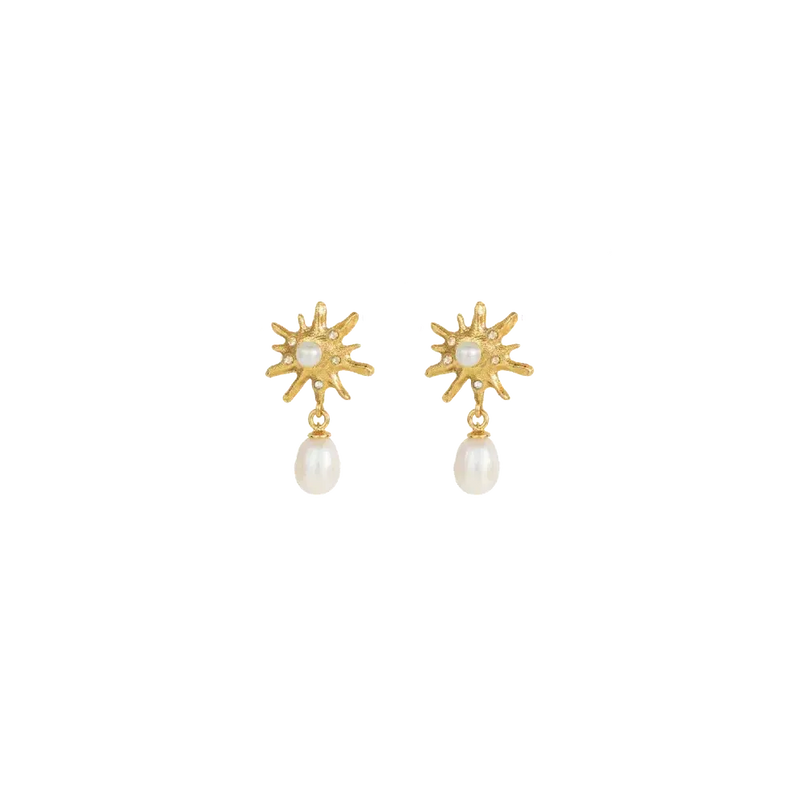 House of Vincent, Rhea øreringe, Forgyldt-House of Vincent-Minlillebutik.dk