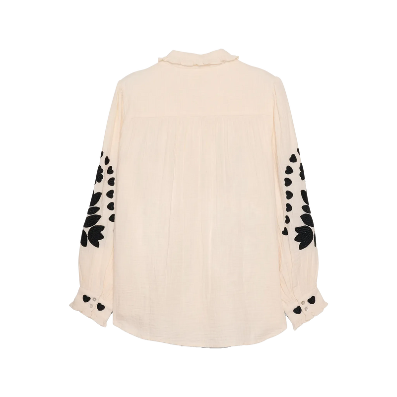 Sissel Edelbo, Rae Shirt, Snow White-Sissel Edelbo-Minlillebutik.dk