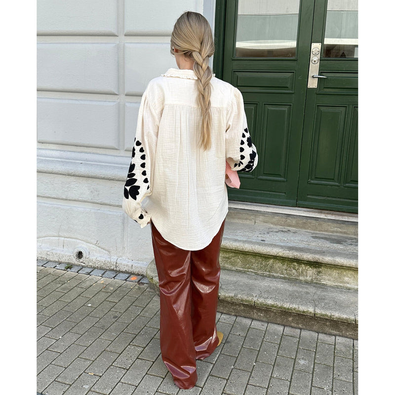 Sissel Edelbo, Rae Shirt, Snow White-Sissel Edelbo-Minlillebutik.dk