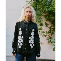 Sissel Edelbo, Rae Shirt, Black-Sissel Edelbo-Minlillebutik.dk