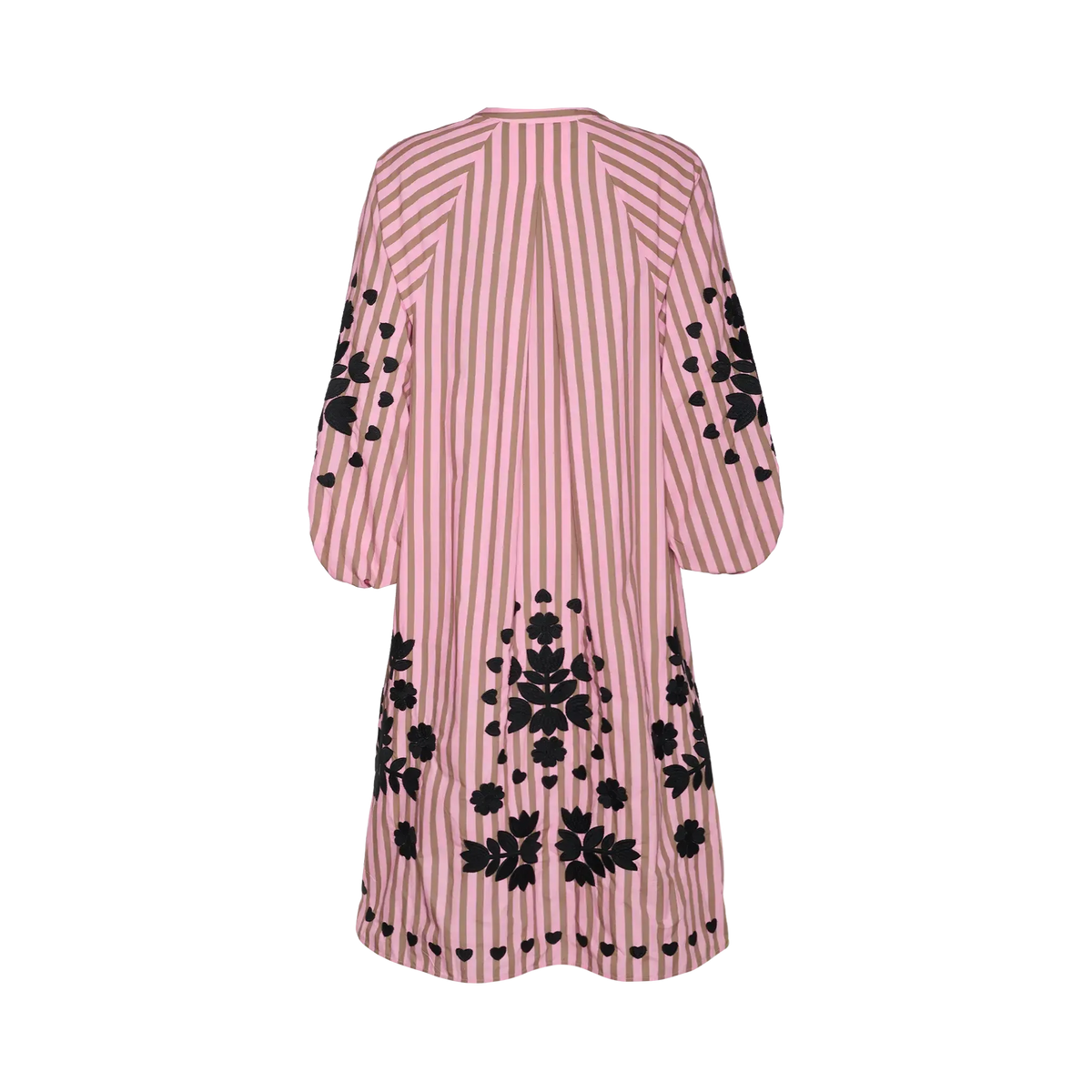 Sissel Edelbo, Rikke Dress, Pink Stripes-Sissel Edelbo-Minlillebutik.dk