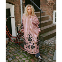 Sissel Edelbo, Rikke Dress, Pink Stripes-Sissel Edelbo-Minlillebutik.dk