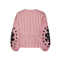 Sissel Edelbo, Rikke Top, Pink Stripes-Sissel Edelbo-Minlillebutik.dk