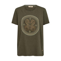 Mos Mosh, MMZano O-SS Embroidery Tee, Sea Turtle-Mos Mosh-Minlillebutik.dk