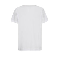 Mos Mosh, MMHallin O-SS Deco Tee, White-Mos Mosh-Minlillebutik.dk