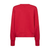 Mos Mosh, MMCelli O-LS Sweatshirt, Chinese Red-Mos Mosh-Minlillebutik.dk