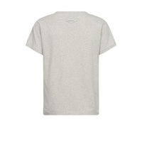 Mos Mosh, MMSienna V-SS Tee, Ecru-Mos Mosh-Minlillebutik.dk