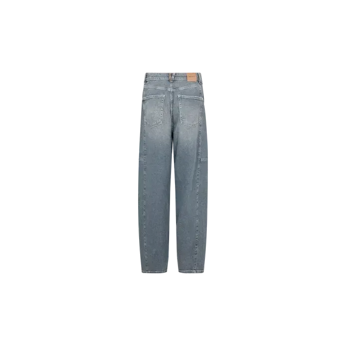 Mos Mosh, Malago Wosjta Jeans, Vintage Blue, 32'-Mos Mosh-Minlillebutik.dk