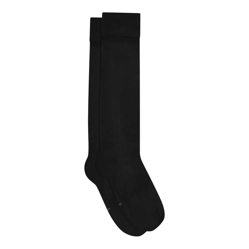 Frau, Savannah Kneehigh Socks, Black, One Size-Frau-Minlillebutik.dk