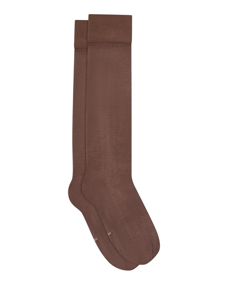Frau, Savannah Kneehigh Socks, Coffee Quartz, One Size