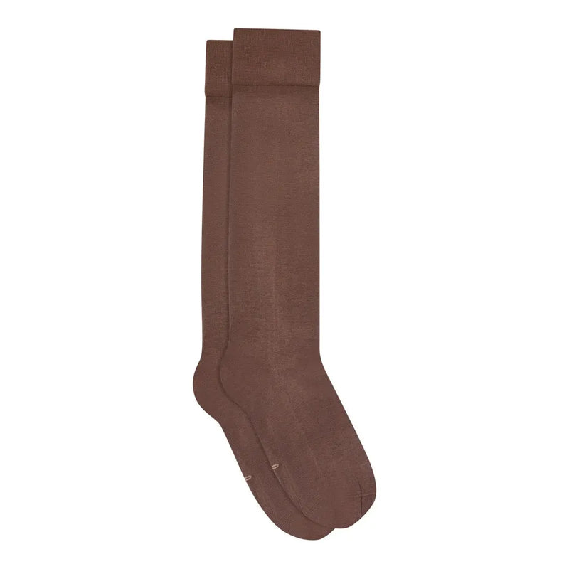 Frau, Savannah Kneehigh Socks, Coffee Quartz, One Size-Frau-Minlillebutik.dk