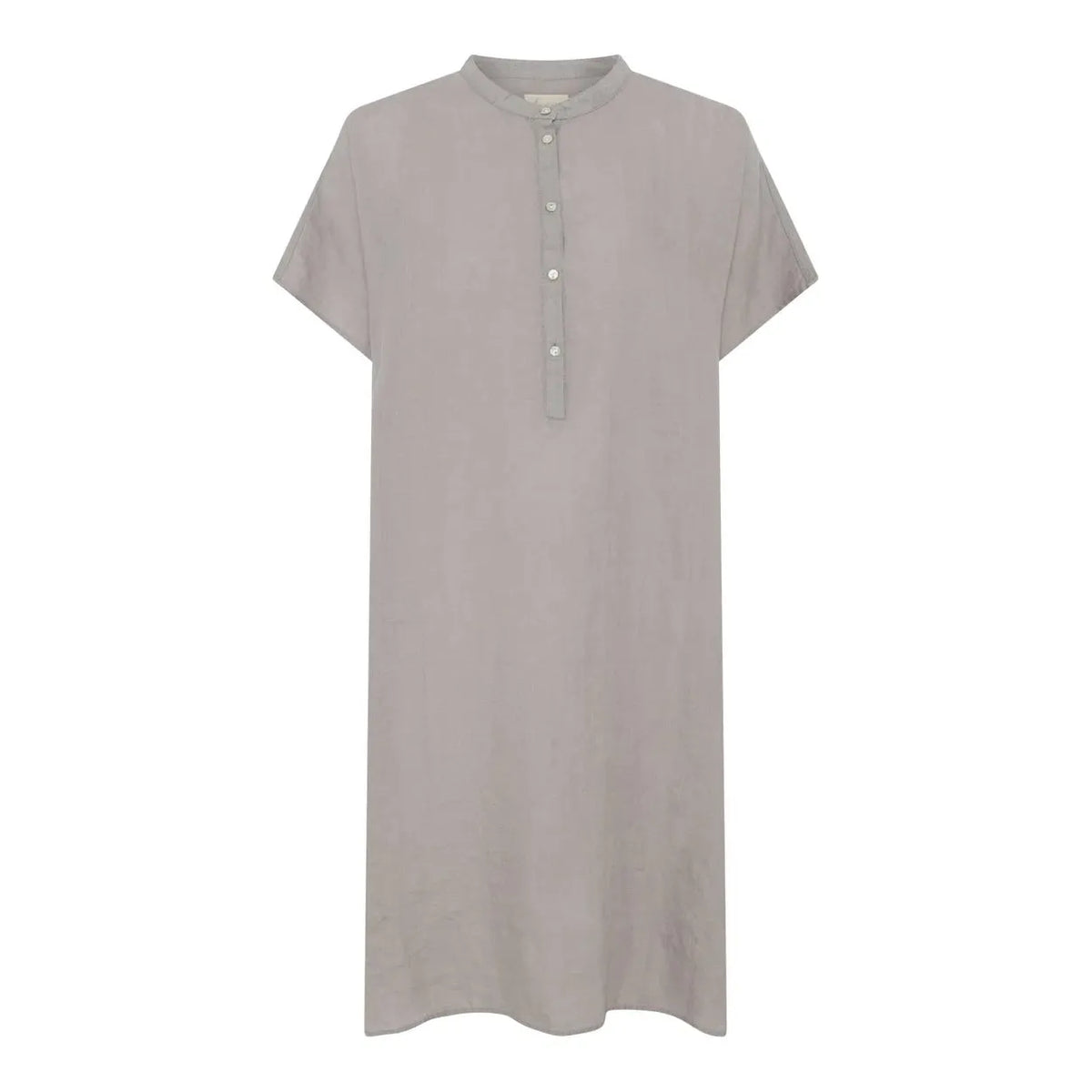 Frau, Seoul SS Pure Linen Dress, Dove, One Size-Frau-Minlillebutik.dk
