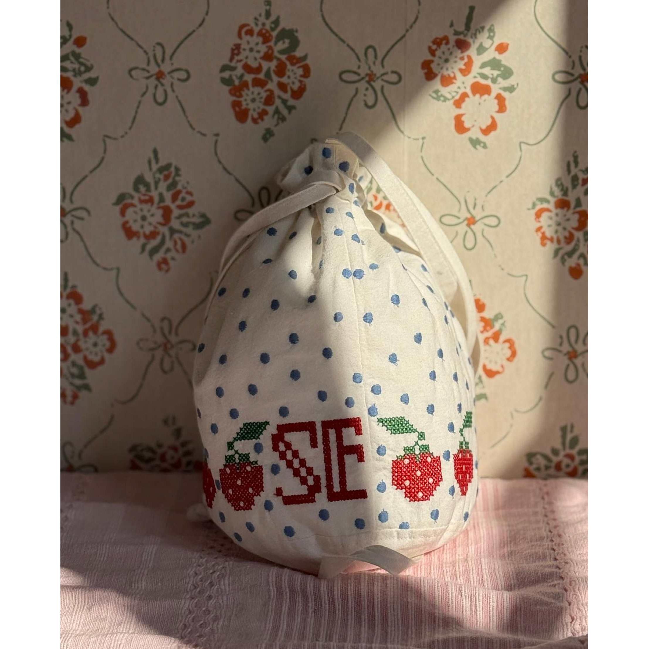 Sissel Edelbo, Babba Drawstring Bag, Off White-Sissel Edelbo-Minlillebutik.dk
