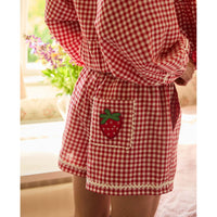 Sissel Edelbo, Bobbie Shorts, Red Checks-Sissel Edelbo-Minlillebutik.dk