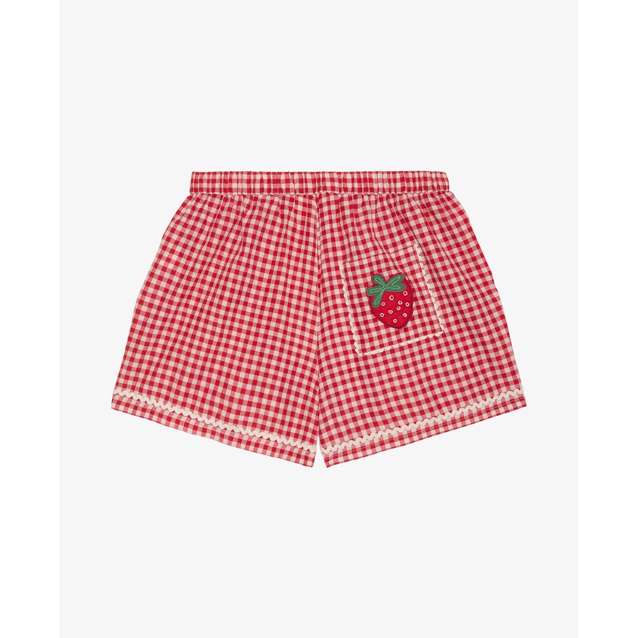 Sissel Edelbo, Bobbie Shorts, Red Checks-Sissel Edelbo-Minlillebutik.dk