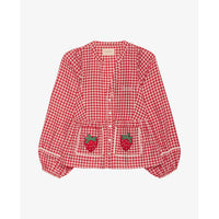 Sissel Edelbo, Bobbie Top, Red Checks-Sissel Edelbo-Minlillebutik.dk