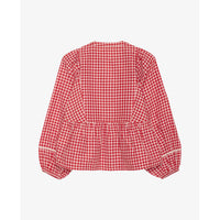 Sissel Edelbo, Bobbie Top, Red Checks-Sissel Edelbo-Minlillebutik.dk