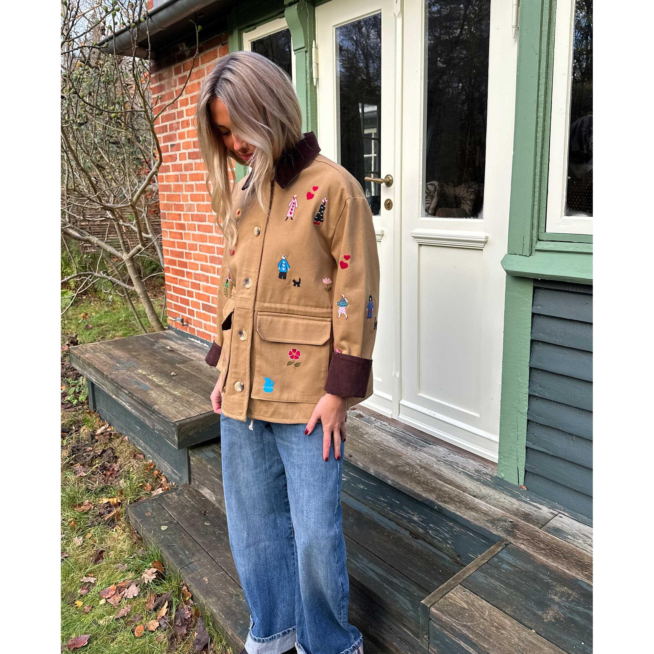 Sissel Edelbo, Cara Jacket, Camel-Sissel Edelbo-Minlillebutik.dk
