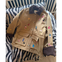 Sissel Edelbo, Cara Jacket, Camel-Sissel Edelbo-Minlillebutik.dk