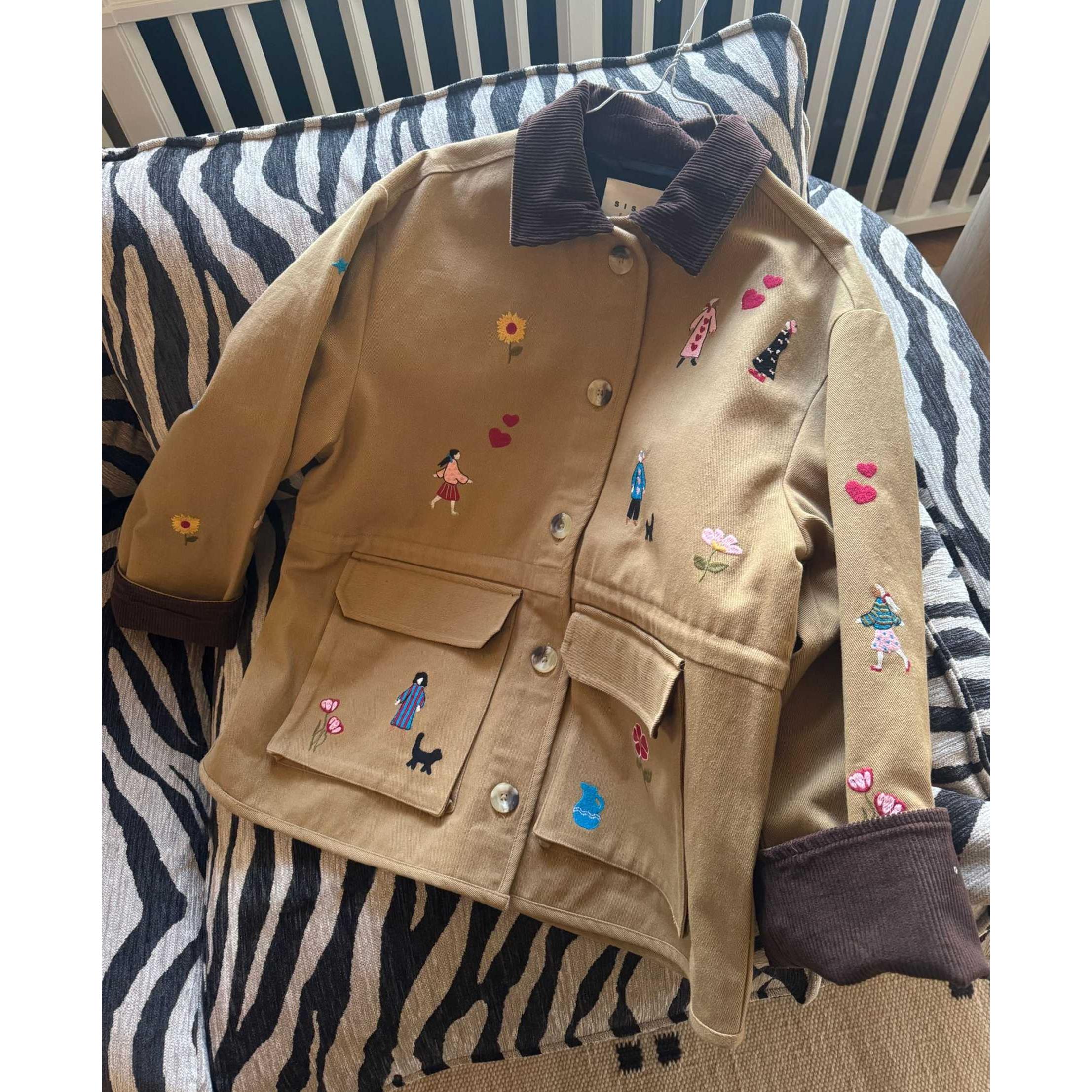 Sissel Edelbo, Cara Jacket, Camel-Sissel Edelbo-Minlillebutik.dk