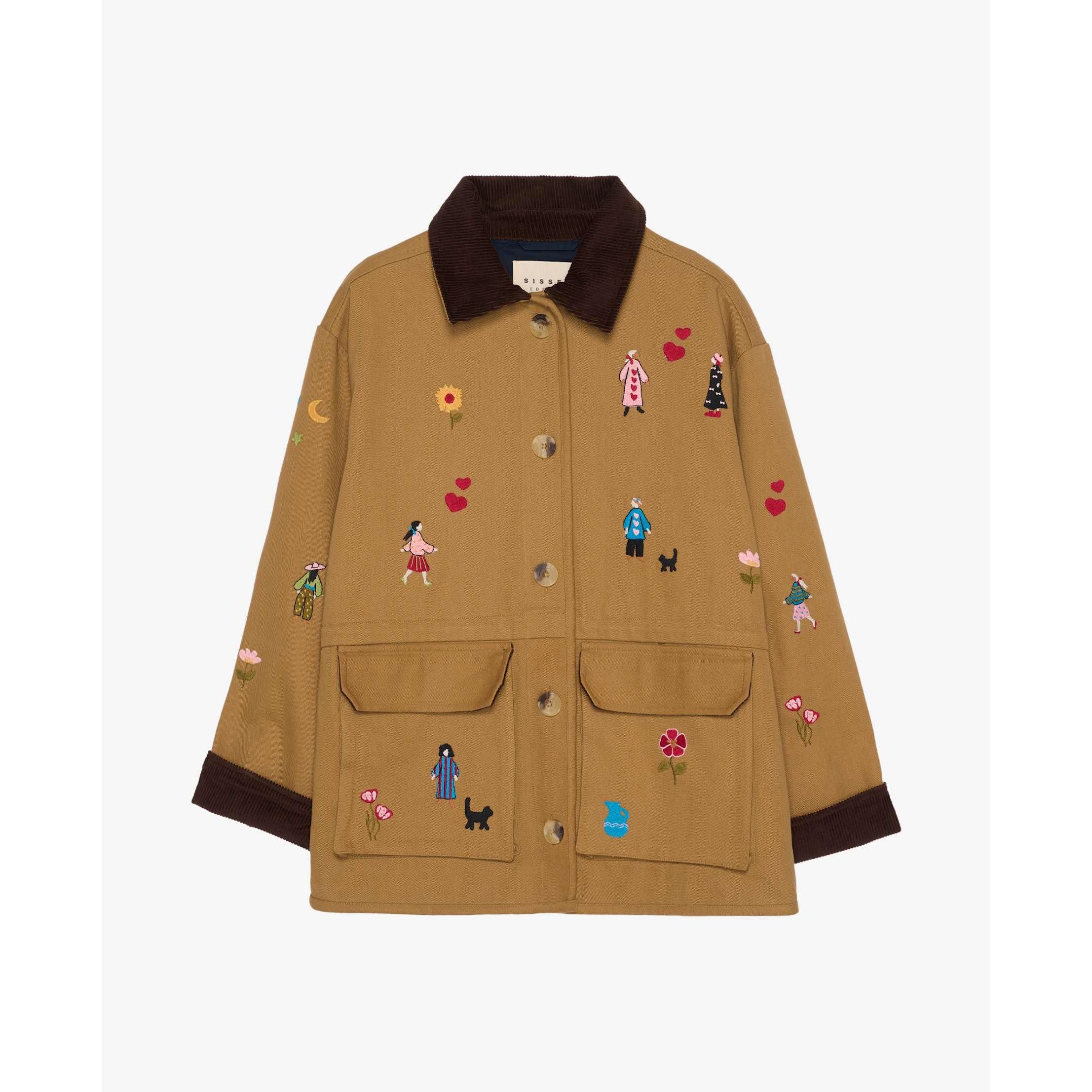 Sissel Edelbo, Cara Jacket, Camel-Sissel Edelbo-Minlillebutik.dk